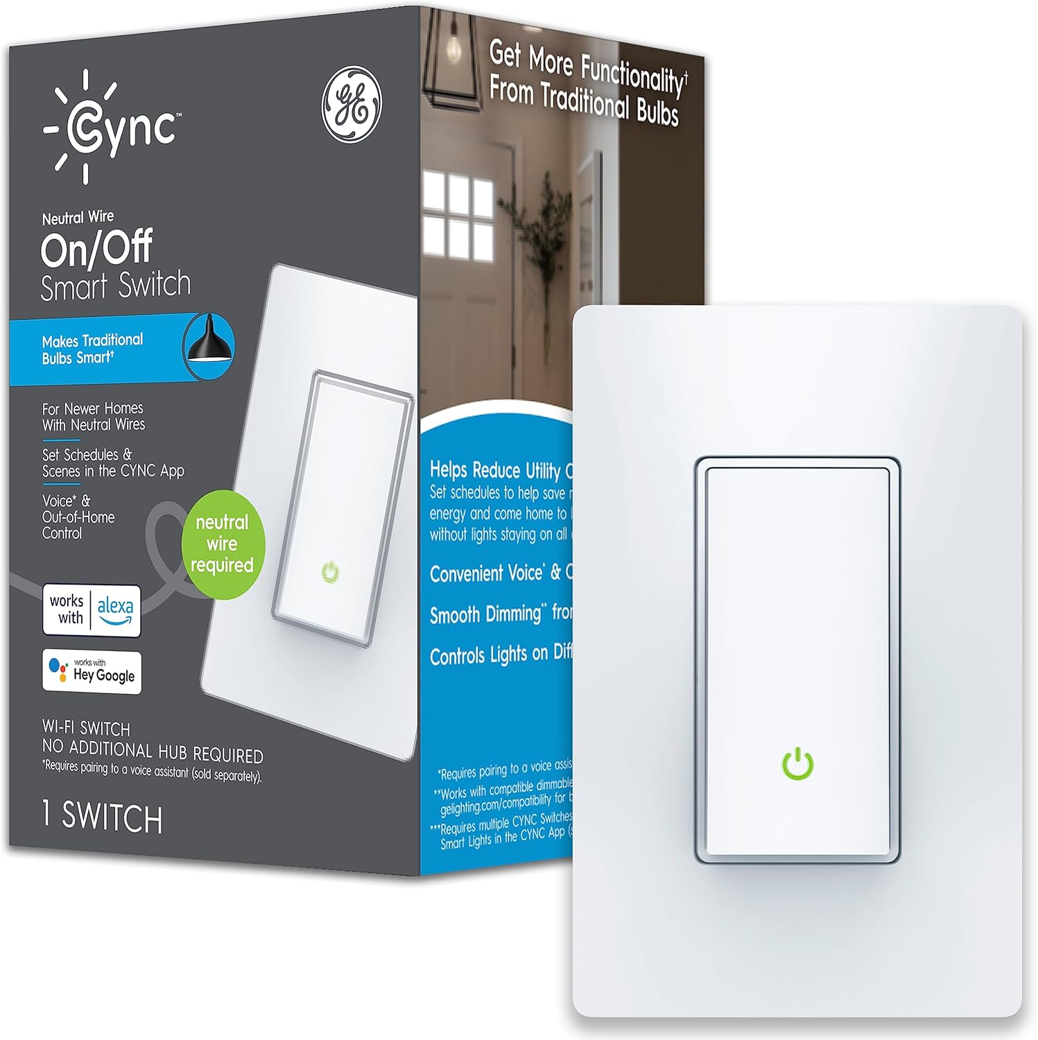 GE CYNC Smart Light Switch